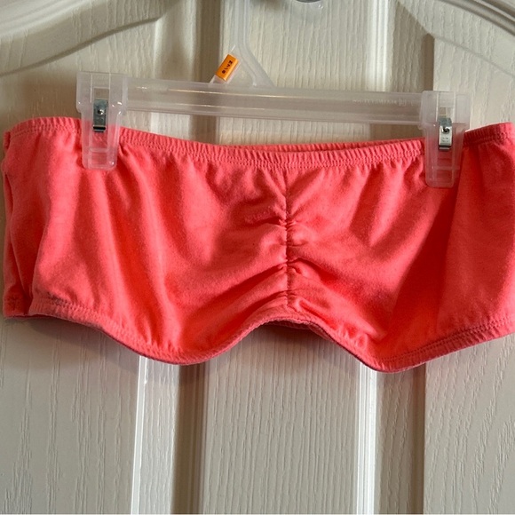 No Boundaries Other - Juniors bandeau bikini top sz 11/13 coral color strapless